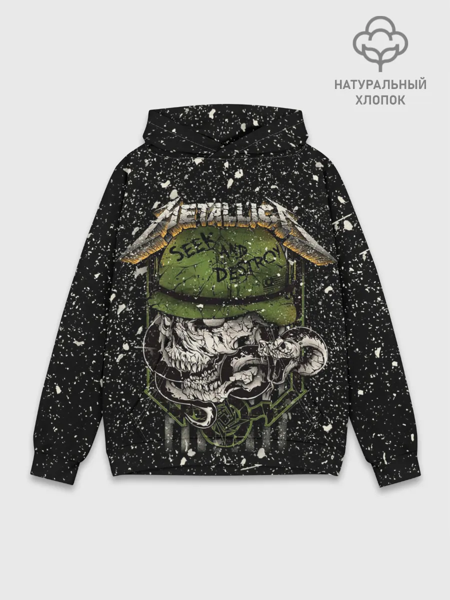 Худи мужской база хлопок / Metallica