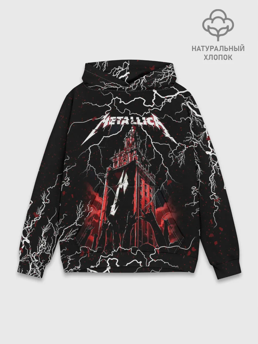 Худи мужской база хлопок / Metallica