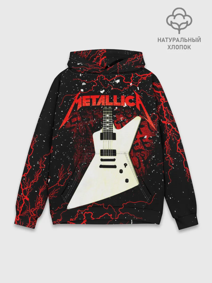 Худи мужской база хлопок / Metallica