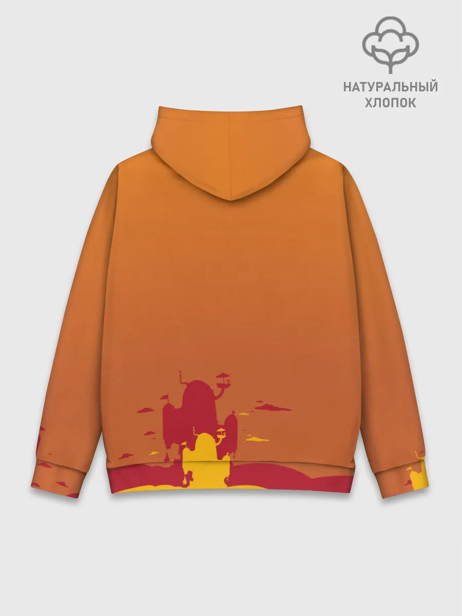 Худи мужской база хлопок / Get your hero on DUDE