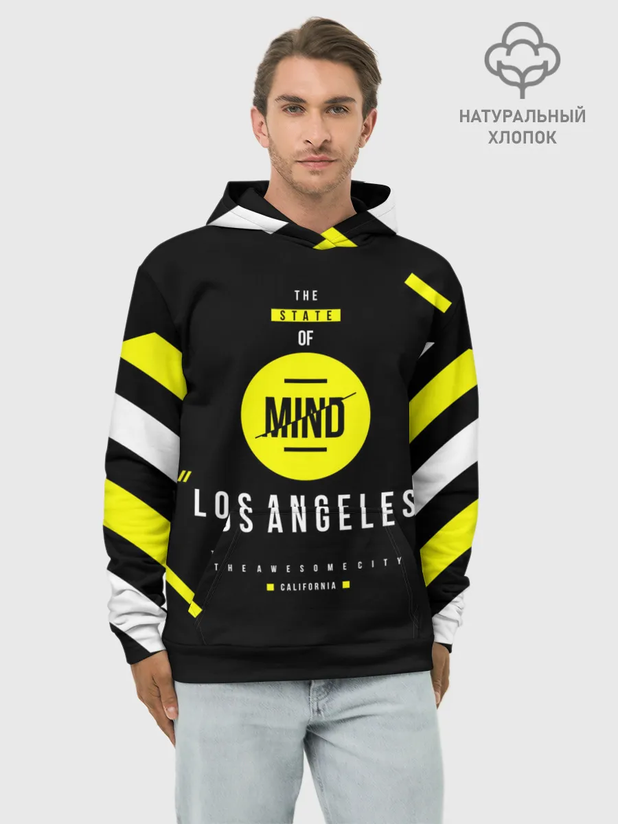 Худи мужской база хлопок / OFF-MIND