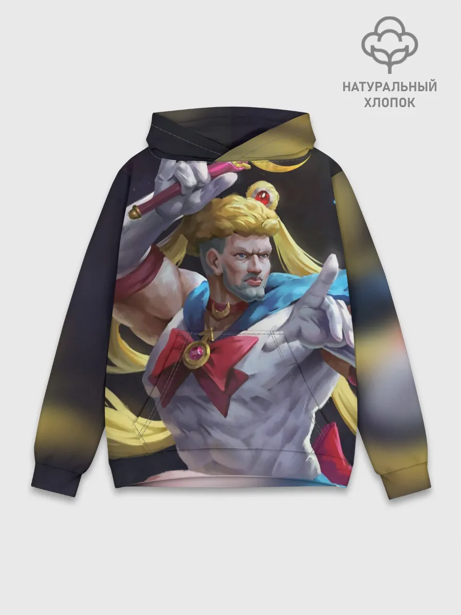 Худи мужской база хлопок / Сейлор Панч