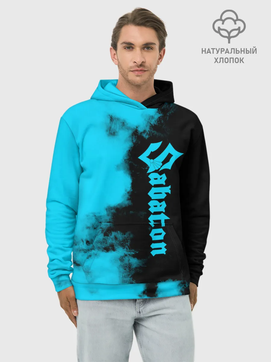 Худи мужской база хлопок / Sabaton