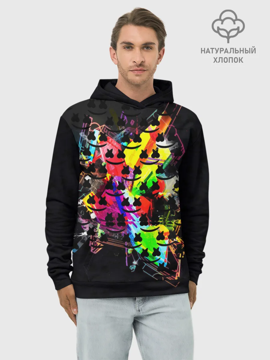 Худи мужской база хлопок / MARSMELLO