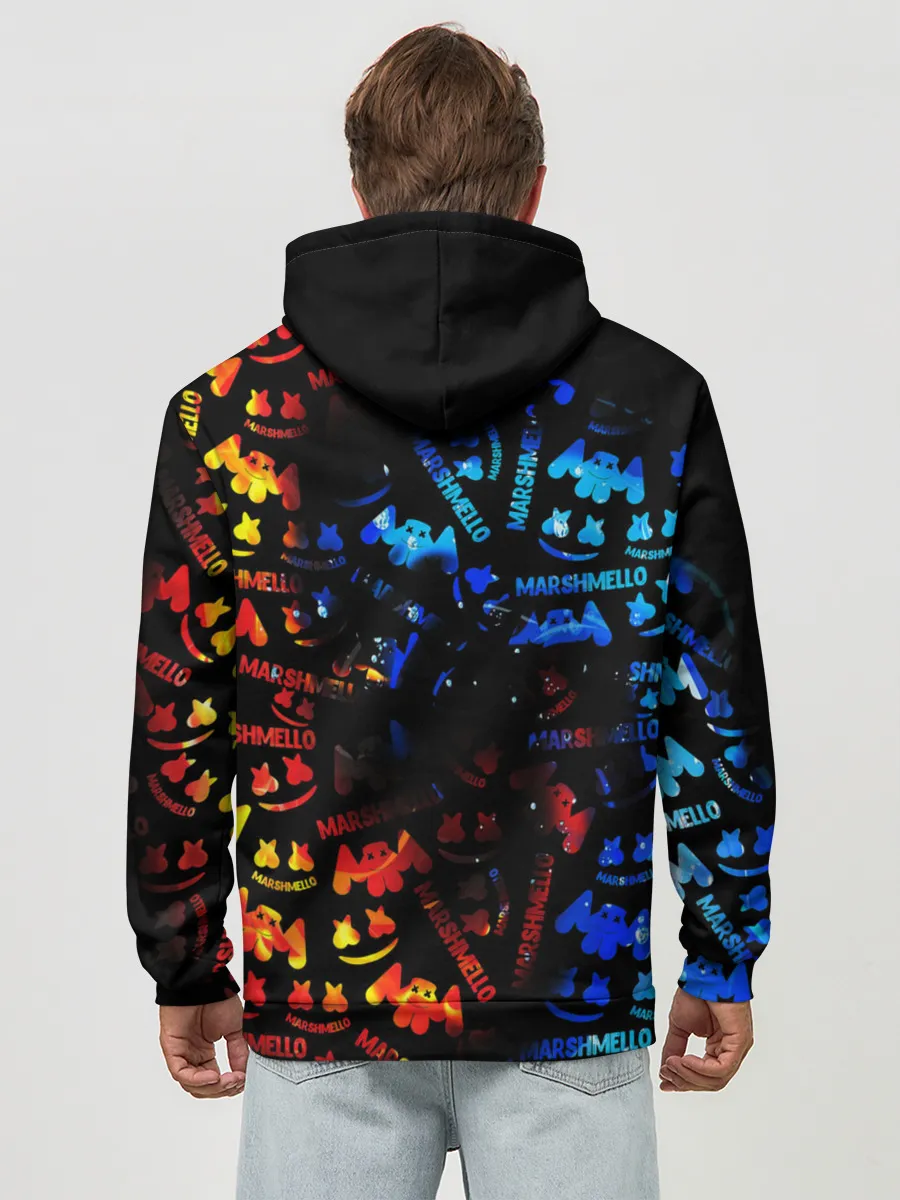 Худи мужской база хлопок / MARSMELLO FIRE