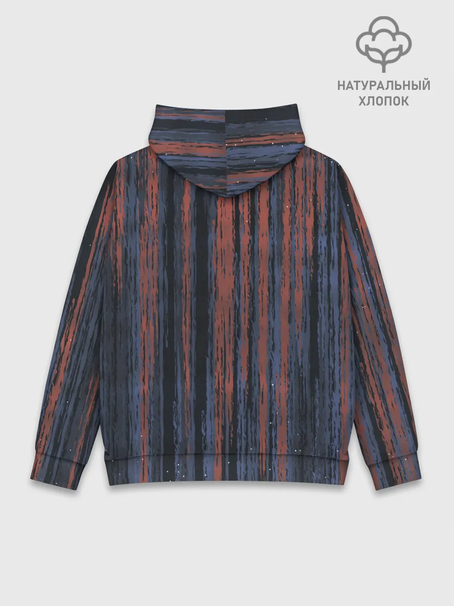 Худи мужской база хлопок / Абстрактный узор