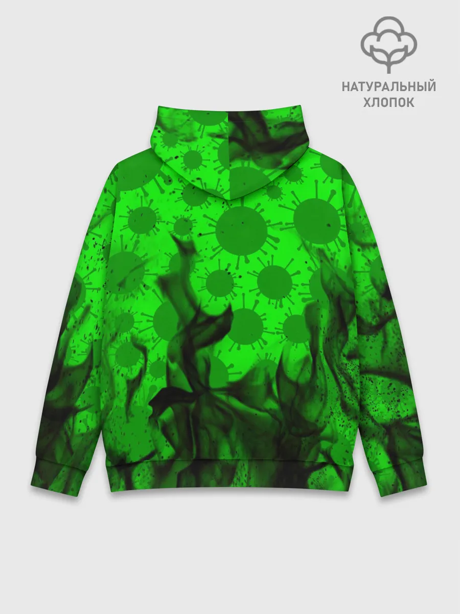 Худи мужской база хлопок / КОРОНАВИРУС