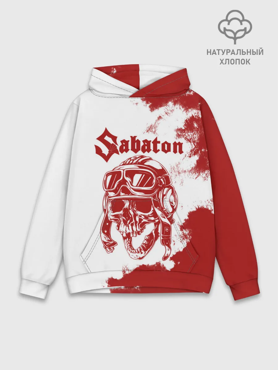 Худи мужской база хлопок / Sabaton