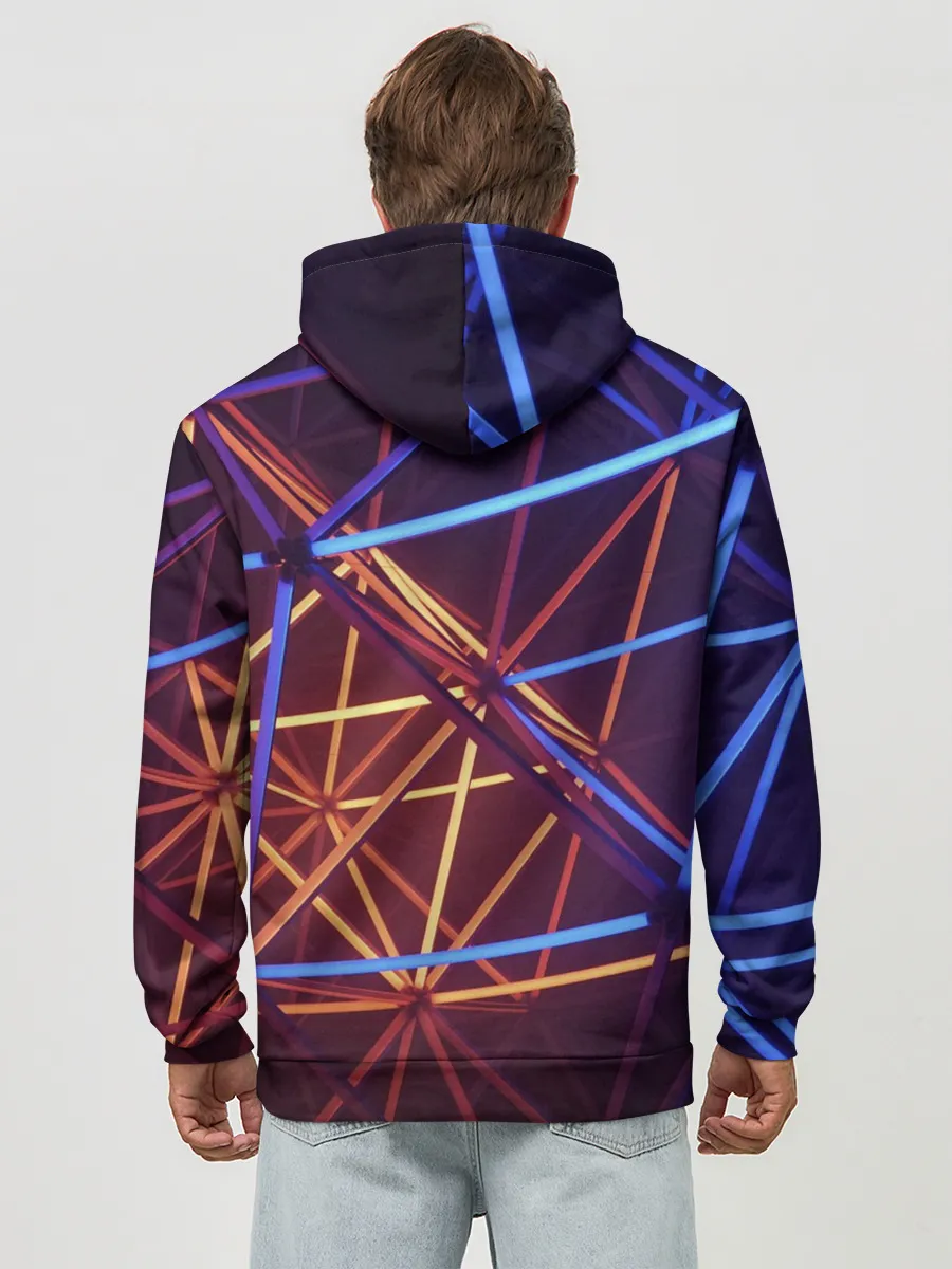 Худи мужской база хлопок / Линии