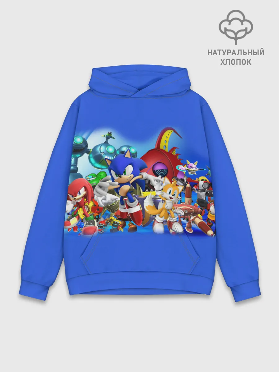 Худи мужской база хлопок / SONIC