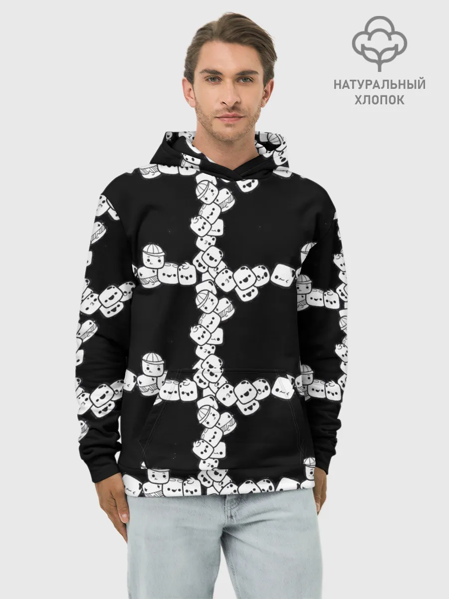 Худи мужской база хлопок / Зефирки