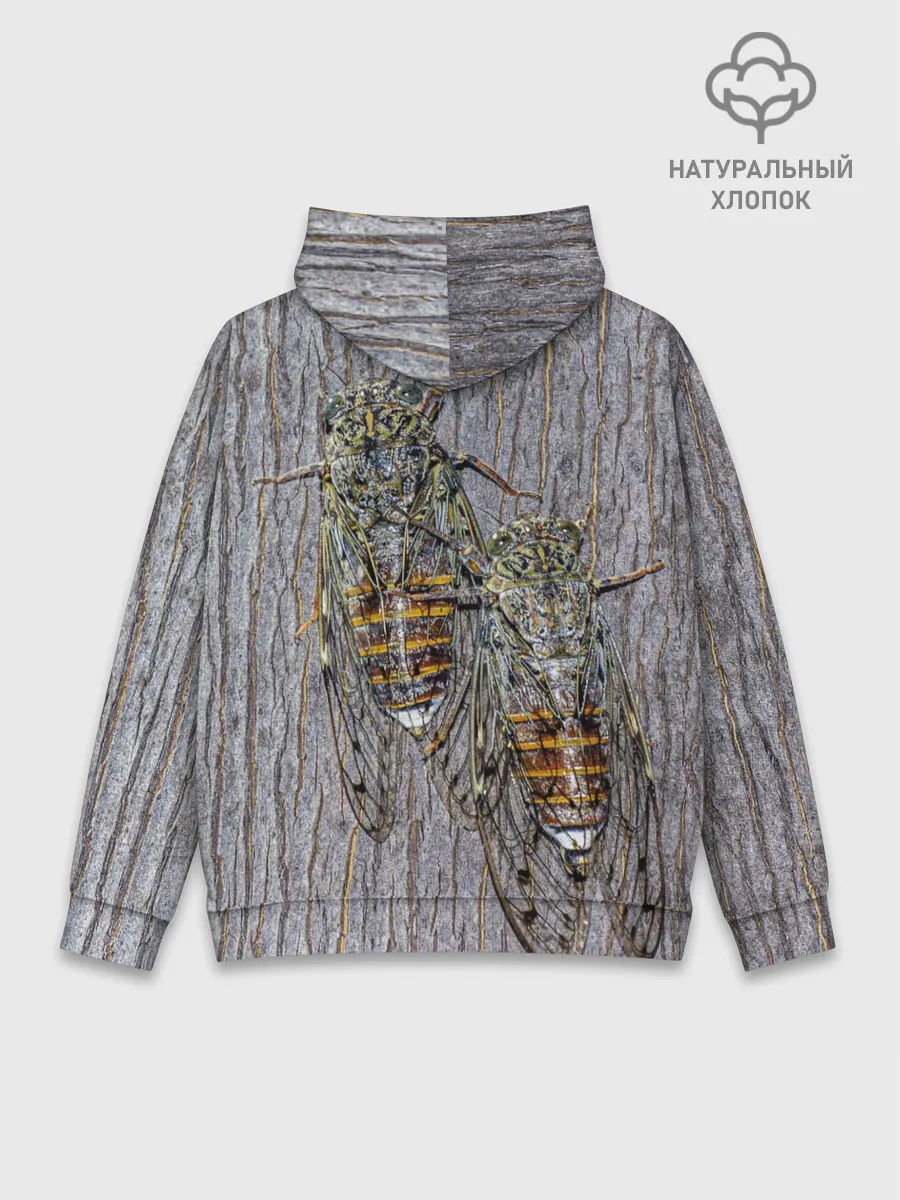 Худи мужской база хлопок / Цикады