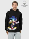 Худи мужской база хлопок / Sonic