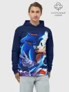 Худи мужской база хлопок / Sonic