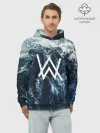 Худи мужской база хлопок / Alan Walker