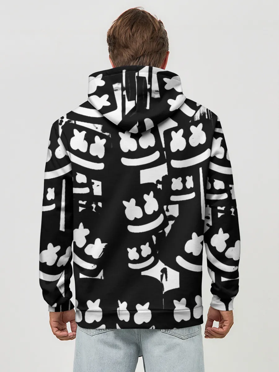 Худи мужской база хлопок / Marshmello