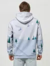 Худи мужской база хлопок / Snow 1