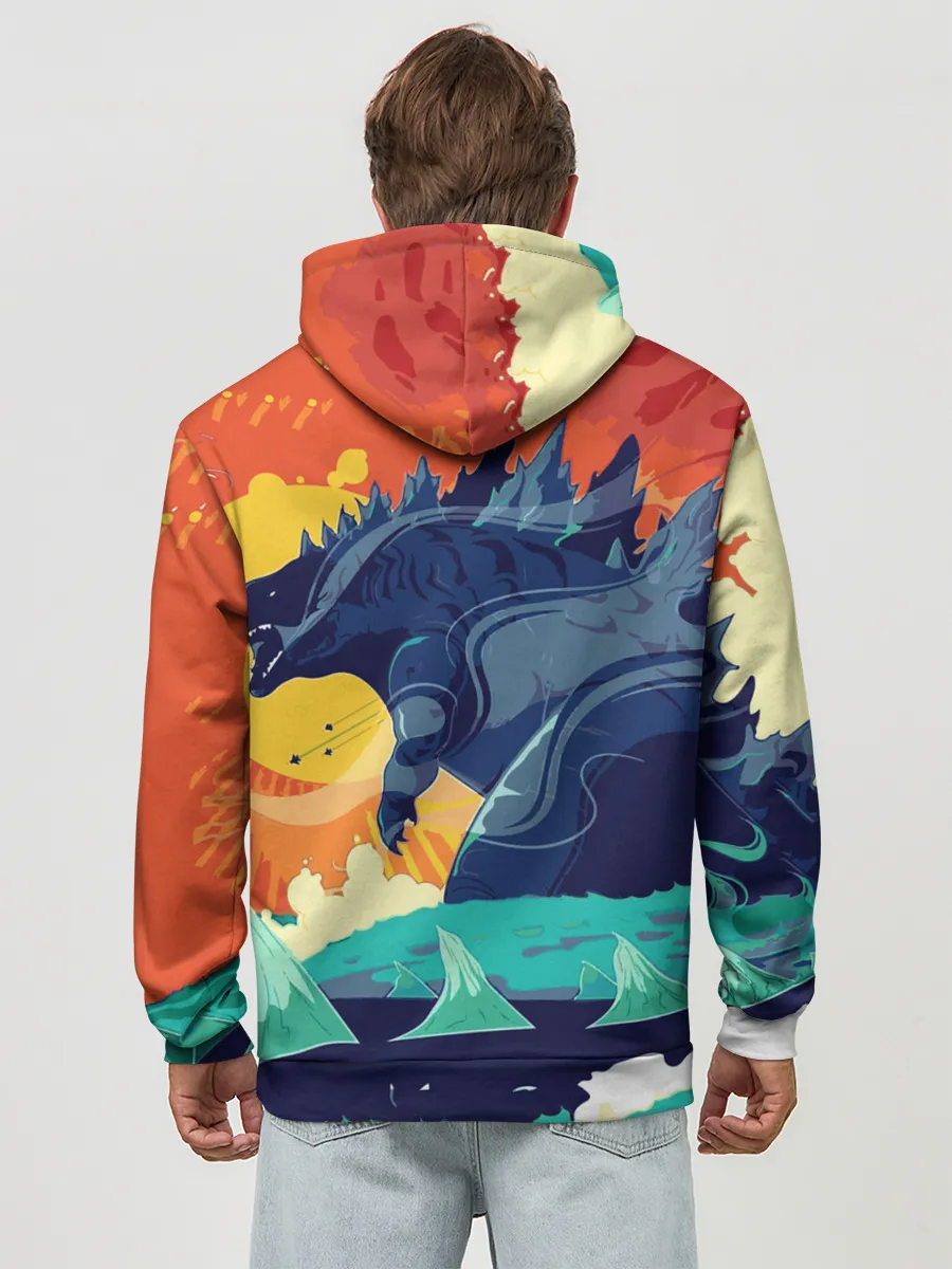 Худи мужской база хлопок / Eminem и Juice WRLD