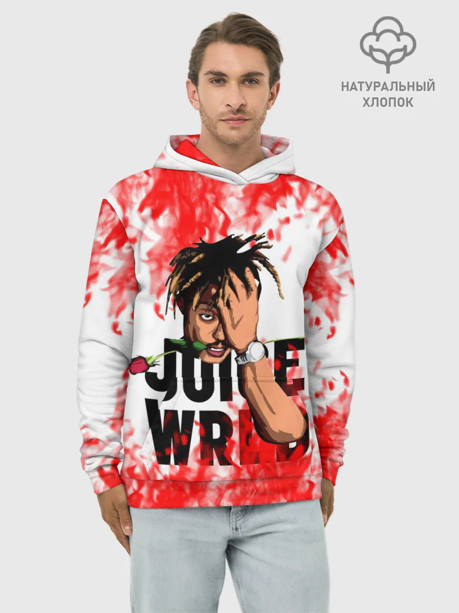 Худи мужской база хлопок / Juice WRLD.