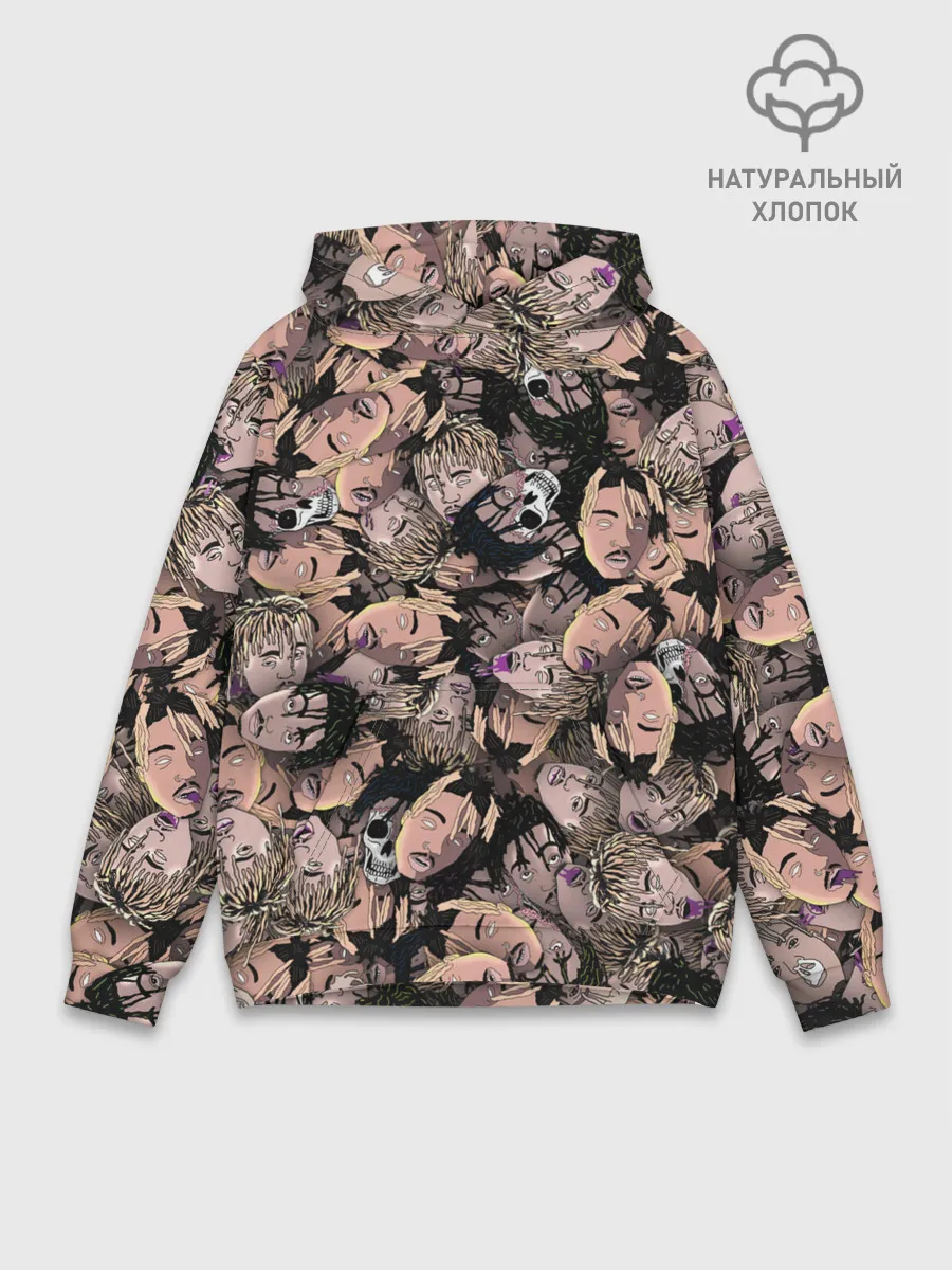 Худи мужской база хлопок / Juice WRLD