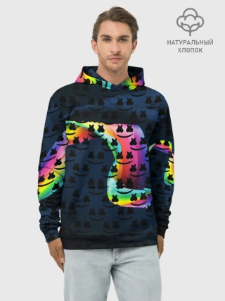 Худи мужской база хлопок / MARSMELLO