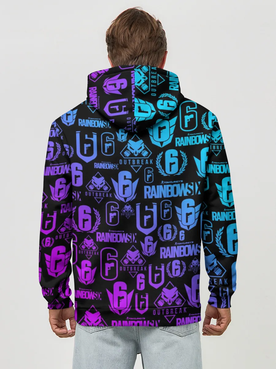 Худи мужской база хлопок / RAINBOW SIX SIEGE