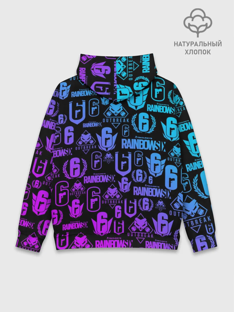 Худи мужской база хлопок / RAINBOW SIX SIEGE