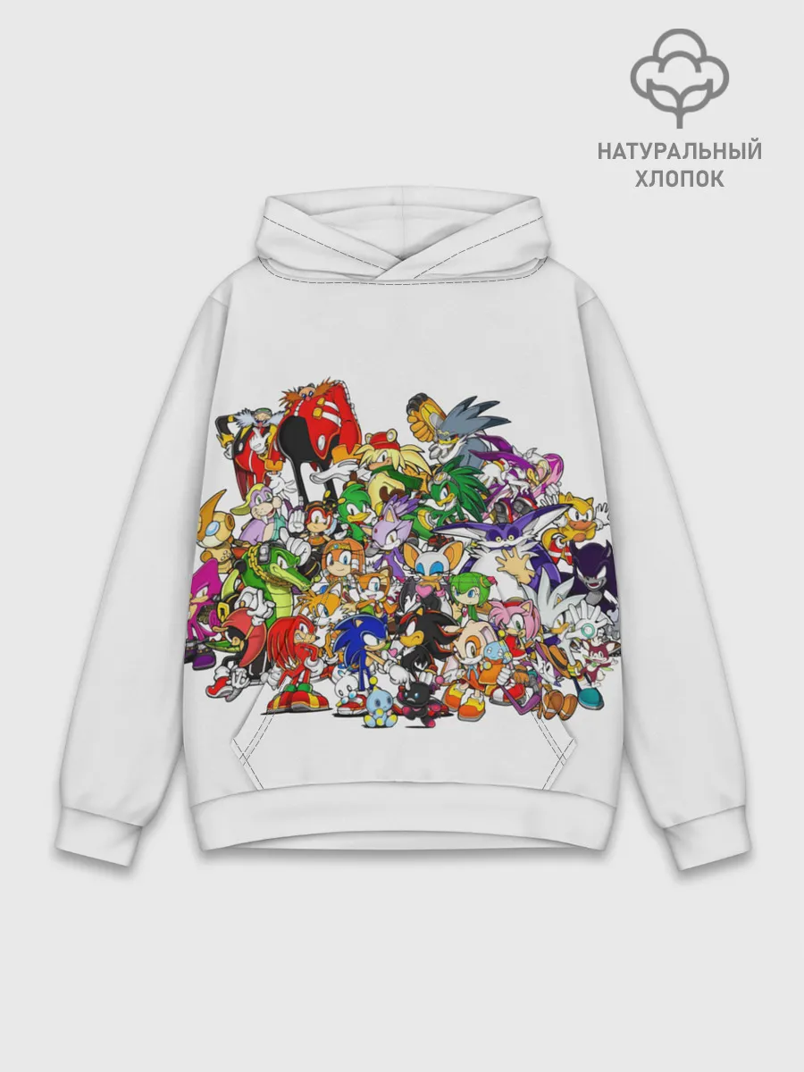 Худи мужской база хлопок / SONIC