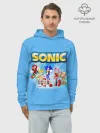Худи мужской база хлопок / SONIC