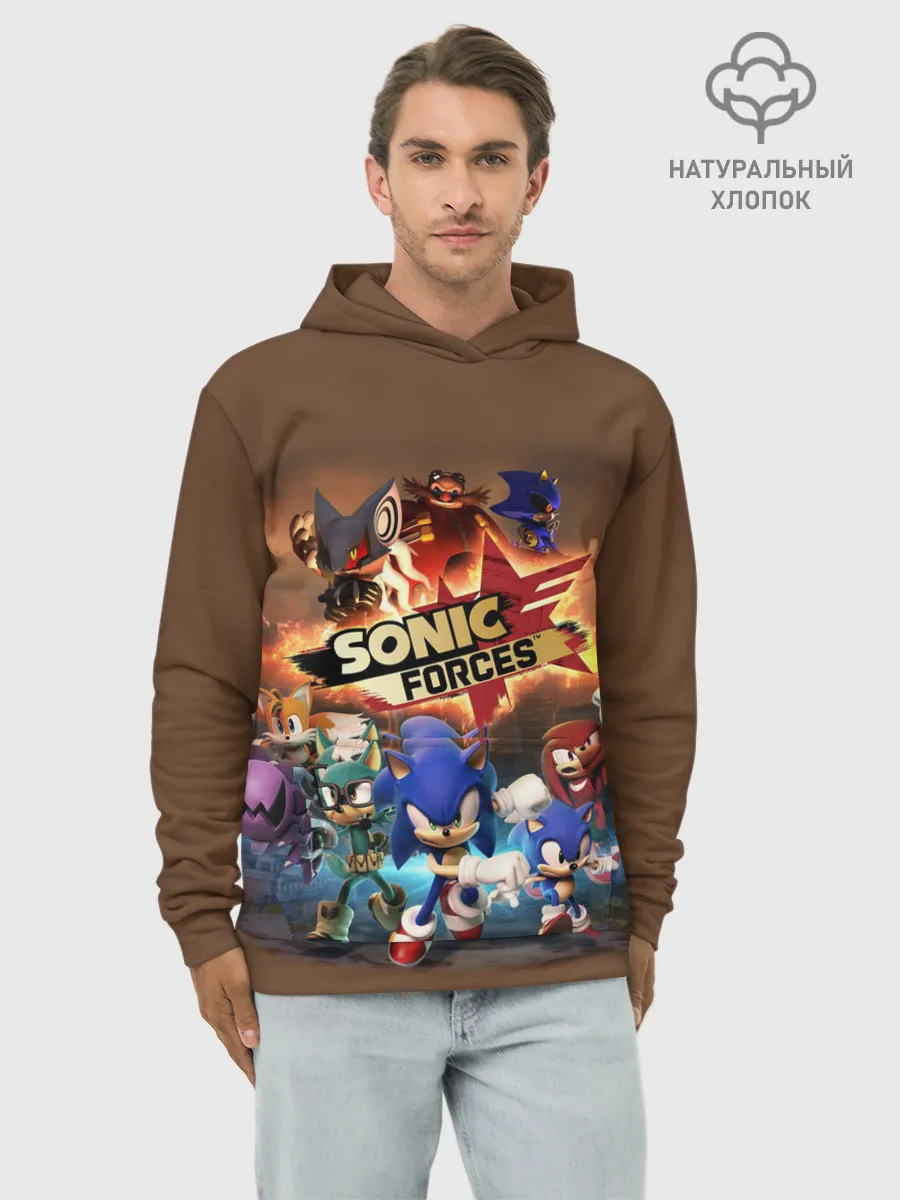 Худи мужской база хлопок / SONIC