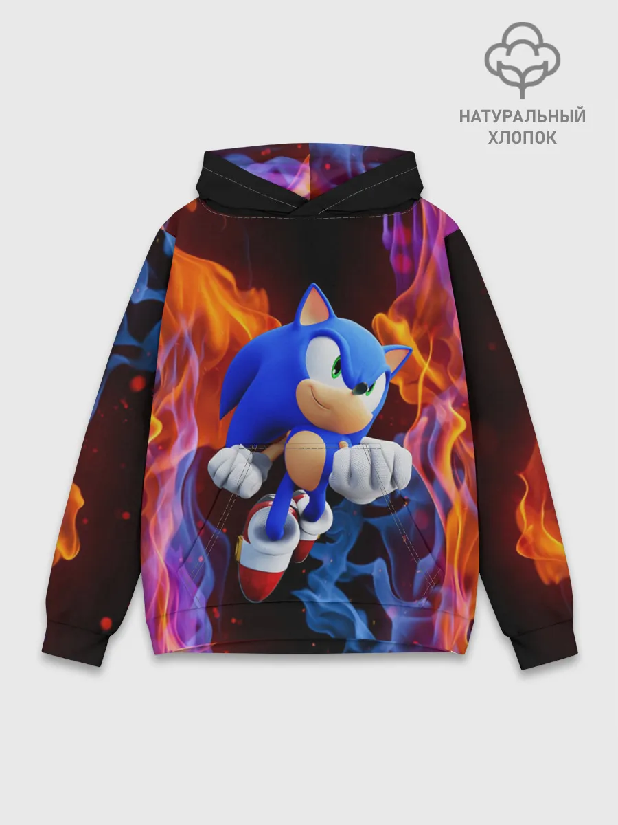 Худи мужской база хлопок / SONIC