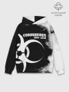 Худи мужской база хлопок / Coronavirus 2019 - nCoV