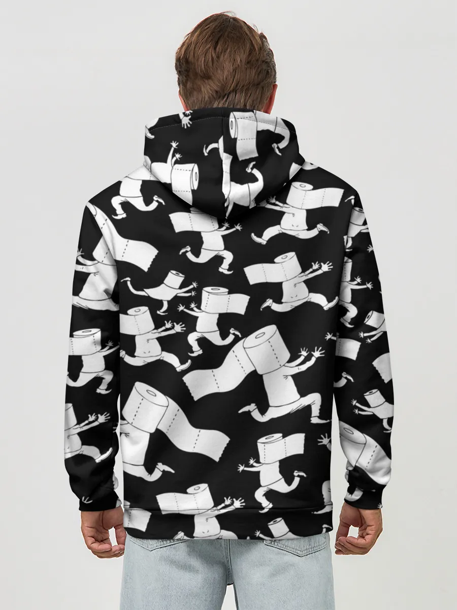 Худи мужской база хлопок / Коронавирус