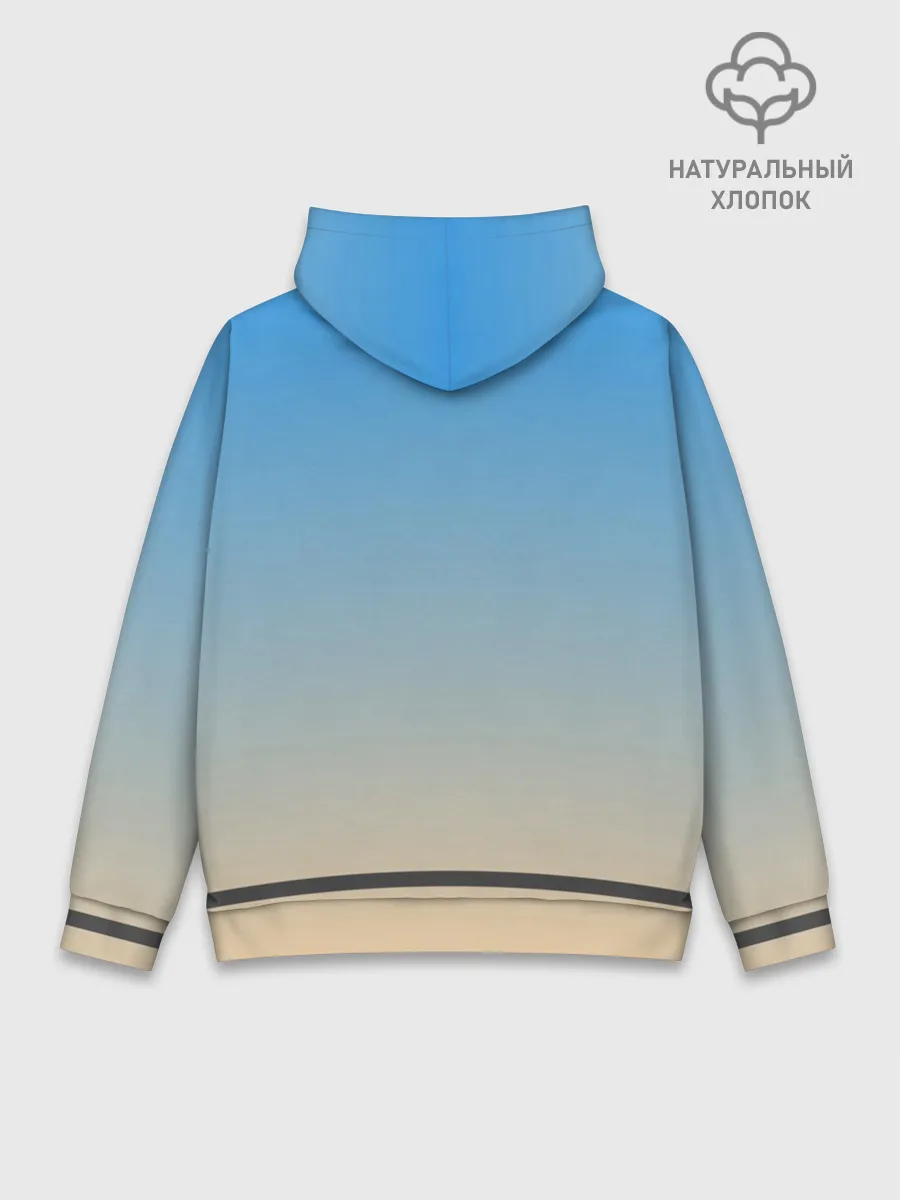 Худи мужской база хлопок / Пикачу