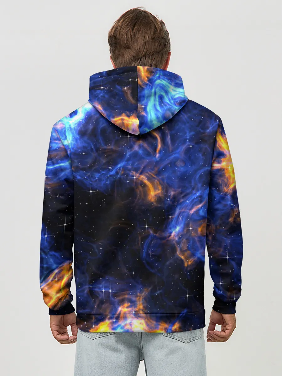 Худи мужской база хлопок / Космос