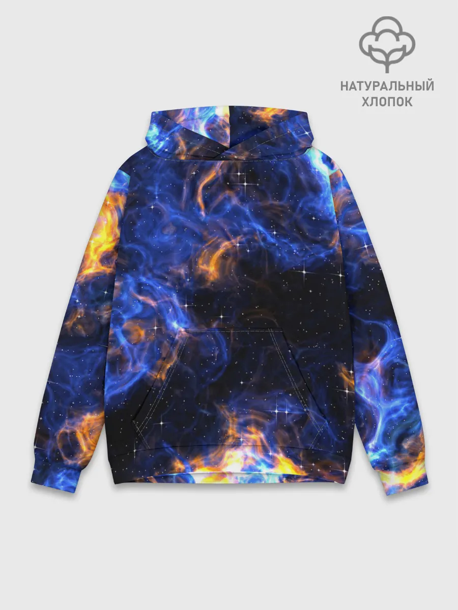 Худи мужской база хлопок / Космос