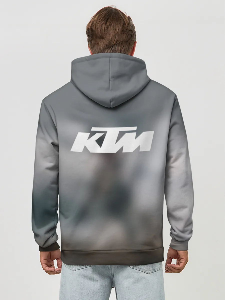 Худи мужской база хлопок / МОТОКРОСС КТМ | MOTOCROSS KTM