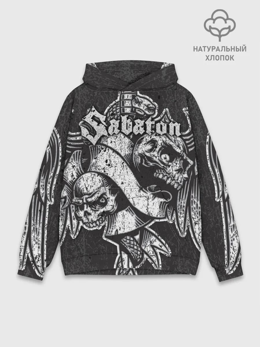 Худи мужской база хлопок / SABATON