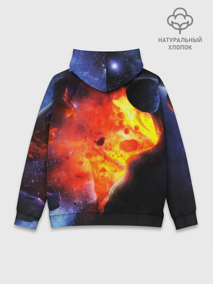 Худи мужской база хлопок / NEBULA