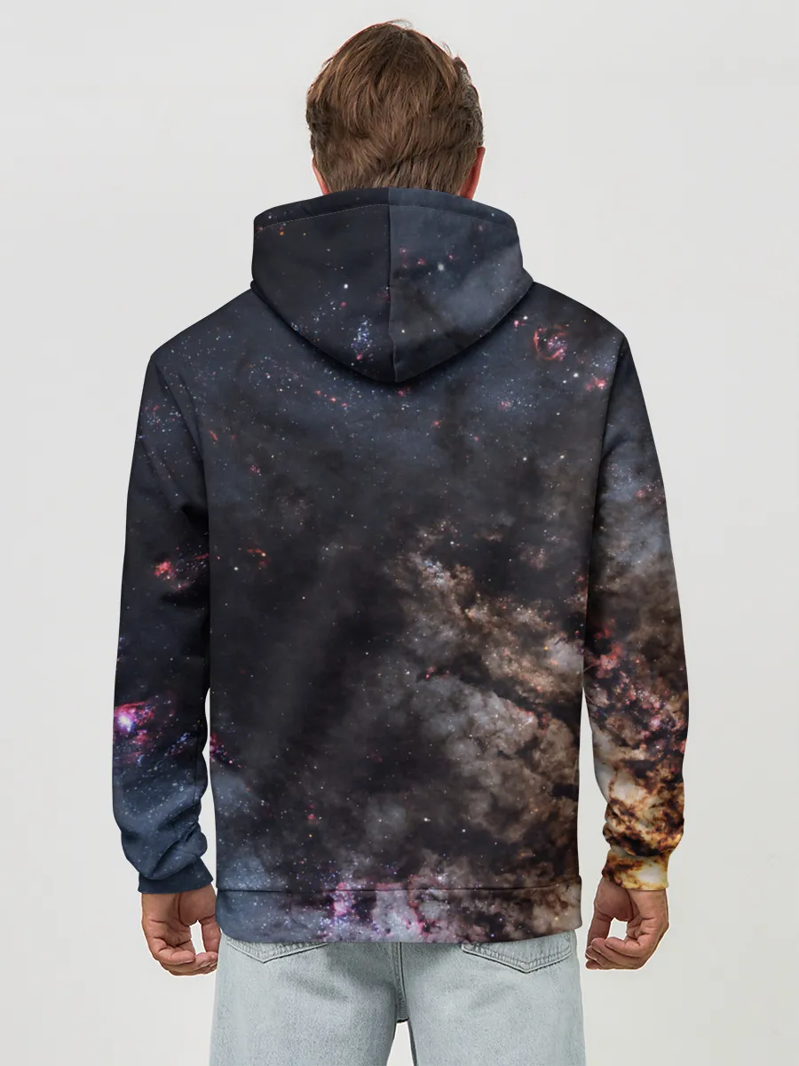 Худи мужской база хлопок / МЛЕЧНЫЙ ПУТЬ