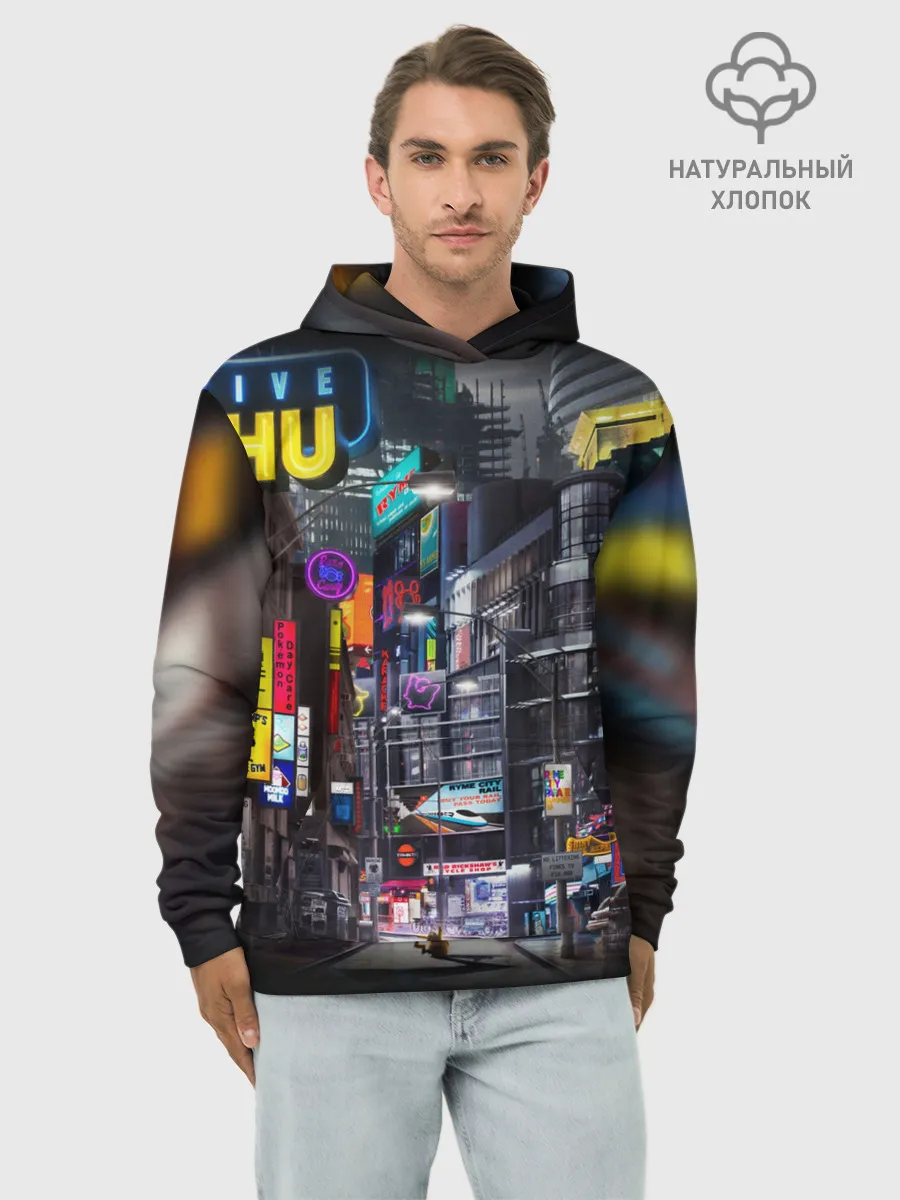 Худи мужской база хлопок / POKEMON