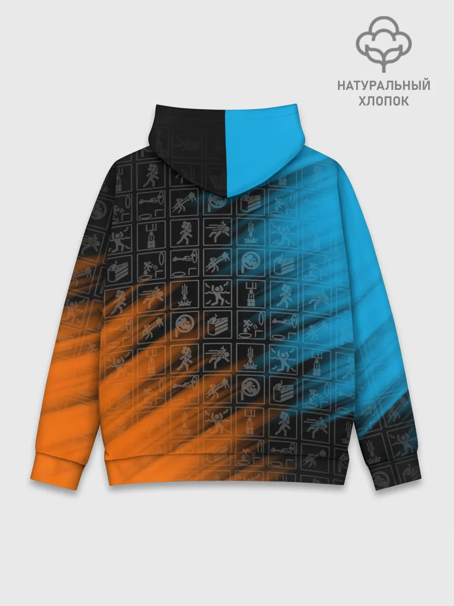 Худи мужской база хлопок / PORTAL 2