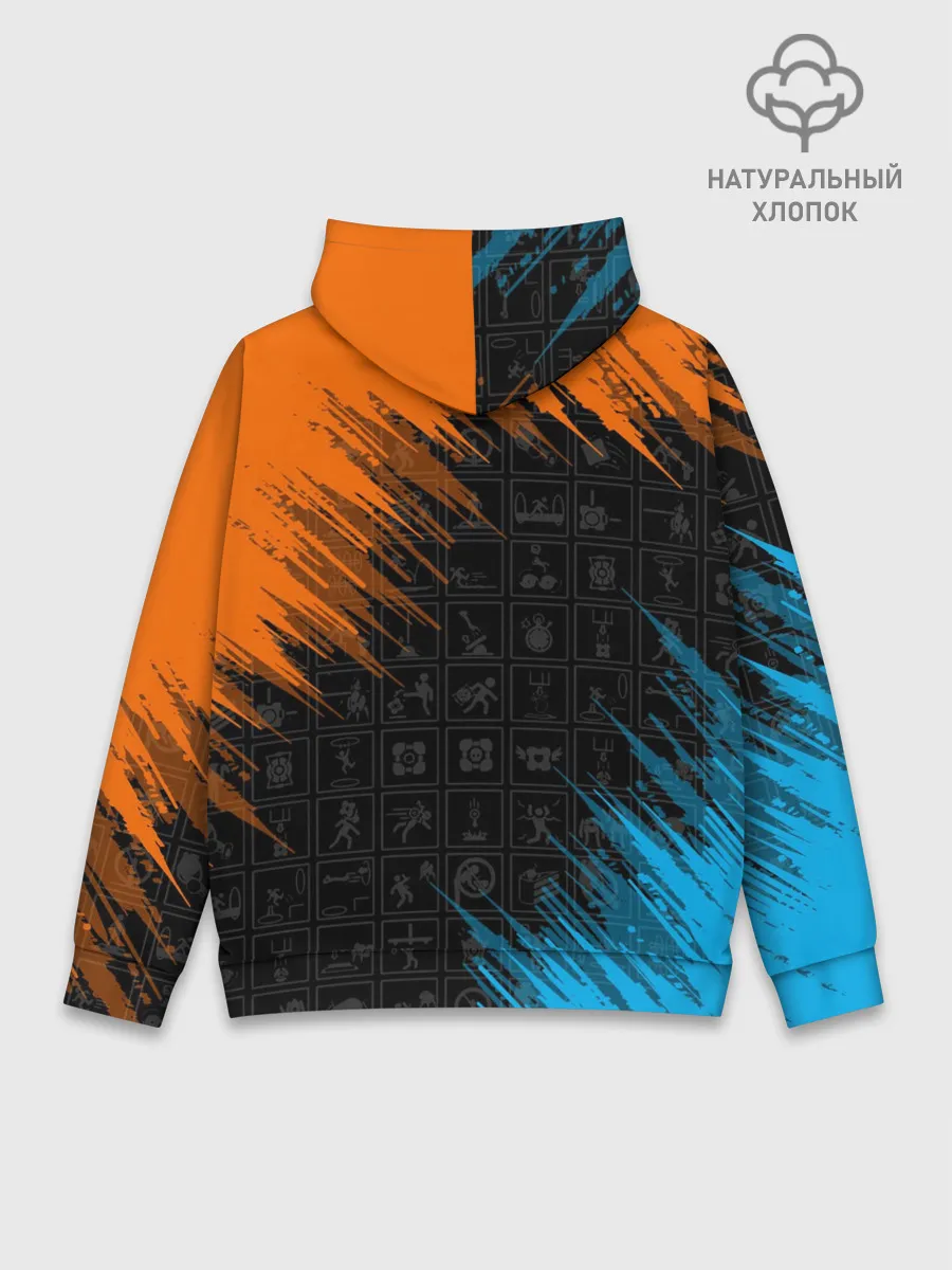 Худи мужской база хлопок / PORTAL 2