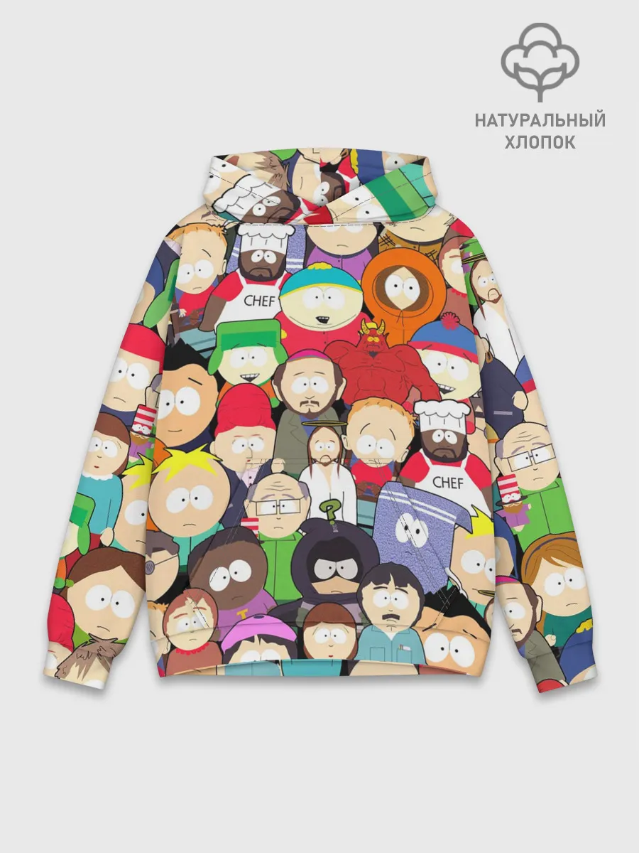 Худи мужской база хлопок / South Park персонажи