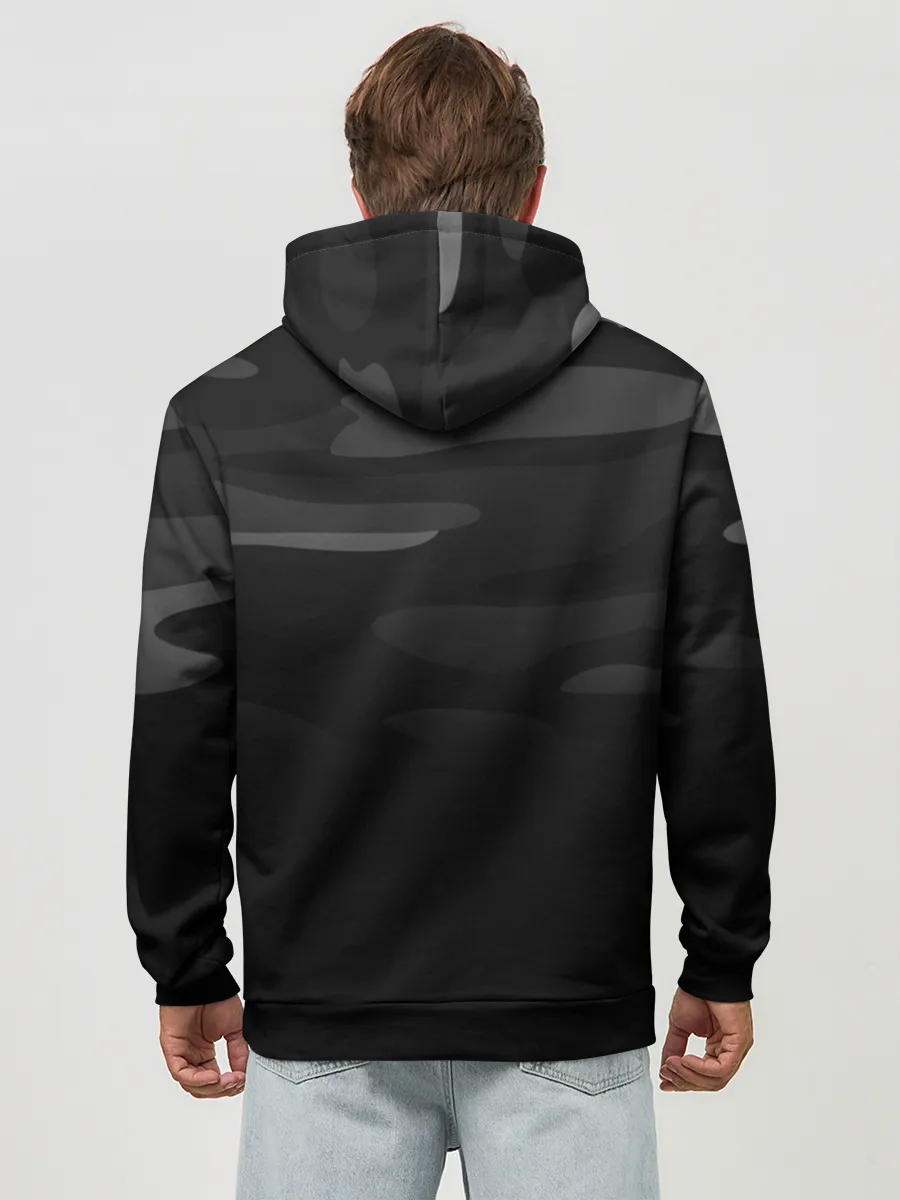 Худи мужской база хлопок / Russia - Инферно