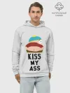 Худи мужской база хлопок / Kiss My Ass