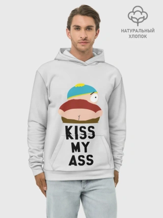 Худи мужской база хлопок / Kiss My Ass