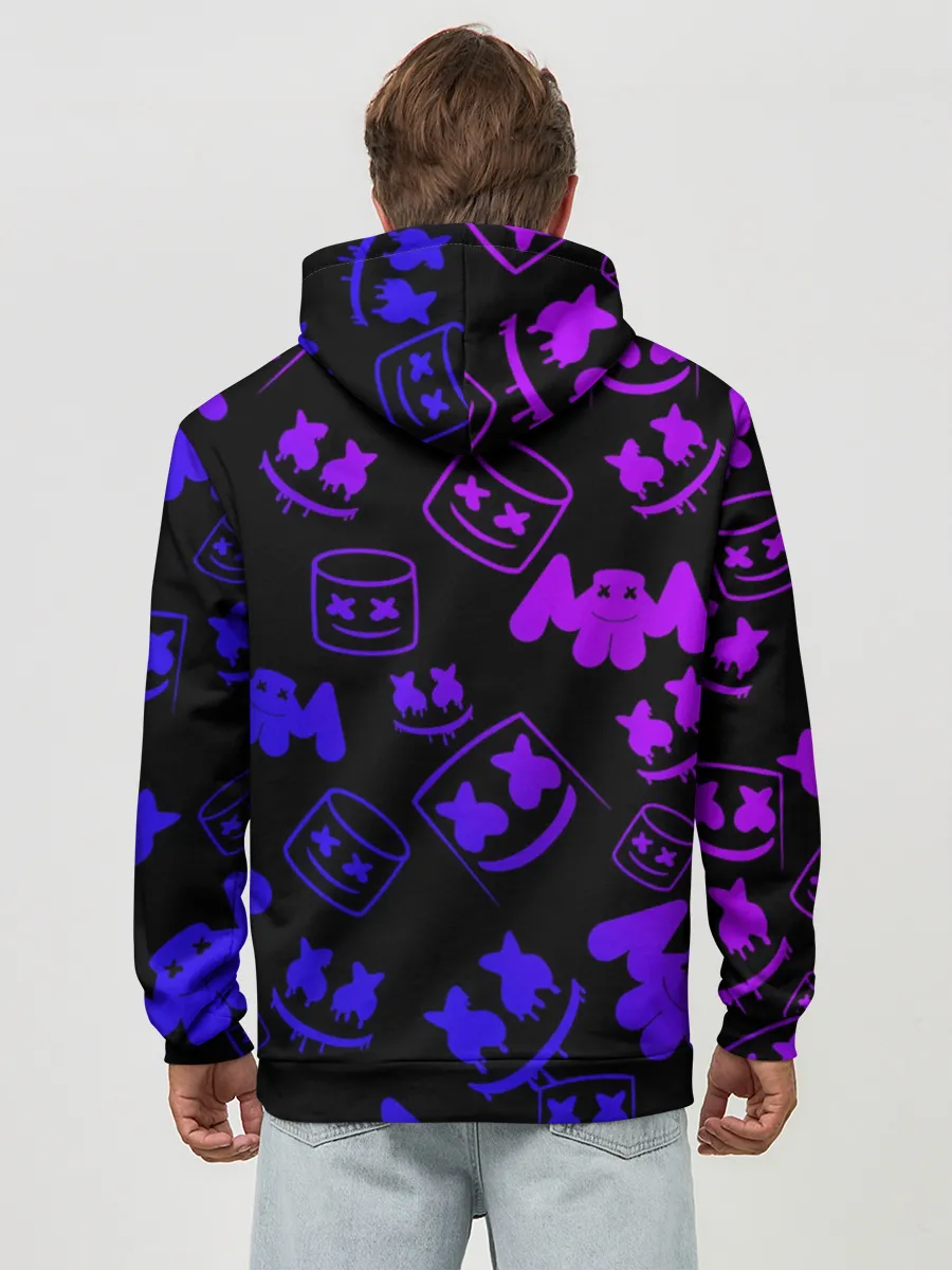 Худи мужской база хлопок / FORTNITE MARSHMELLO