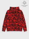 Худи мужской база хлопок / КРАСНЫЕ ЧЕРЕПА | RED SKULL