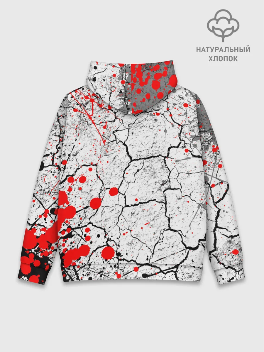 Худи мужской база хлопок / КРОВАВЫЙ ГРАНЖ | BLOODY GRUNGE
